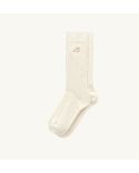 CHAUSSETTES LOGO BRODE CREAM