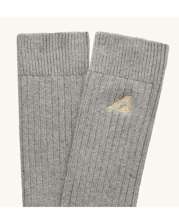 CHAUSSETTES LOGO BRODE MELANGE 2