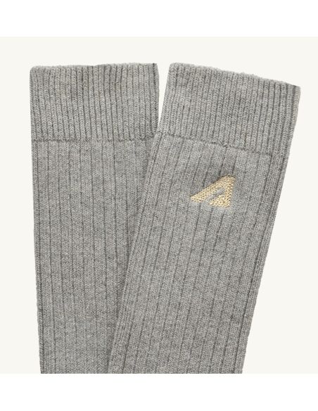 CHAUSSETTES LOGO BRODE MELANGE