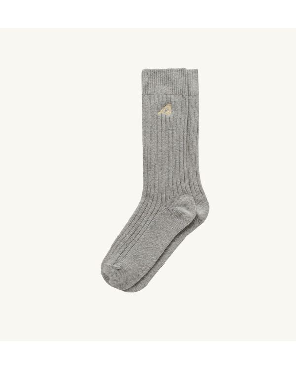 CHAUSSETTES LOGO BRODE MELANGE