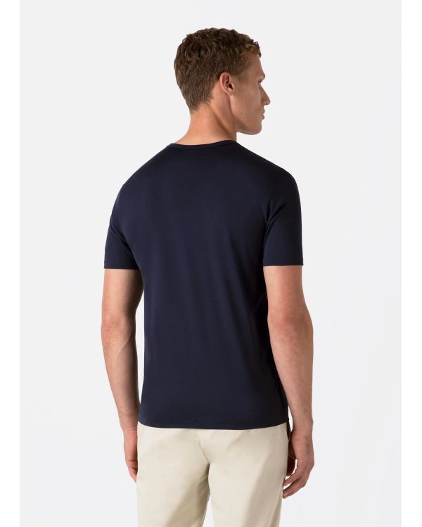 CREW NECK T SHIRT NAVY 2