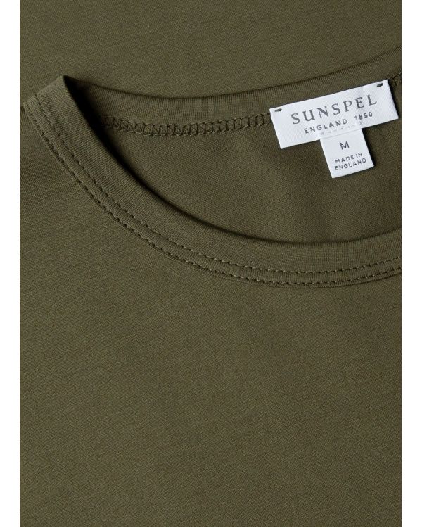 CREW NECK T SHIRT PINE GREEN
