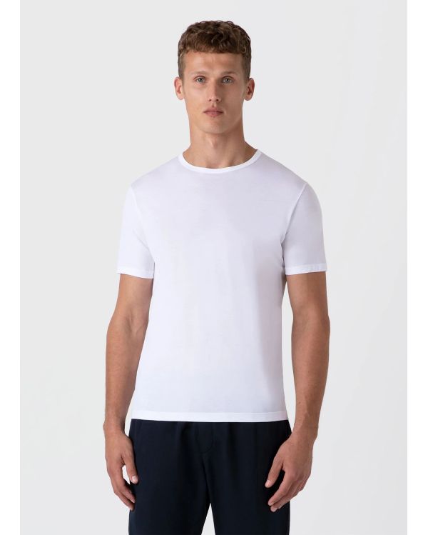 CREW NECK T SHIRT WHITE