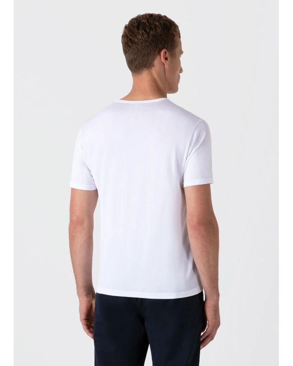 CREW NECK T SHIRT WHITE 2