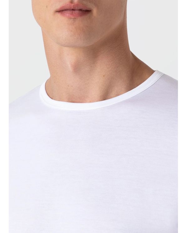 CREW NECK T SHIRT WHITE