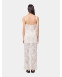 ROBE LONGUE IVORE EN DENTELLE