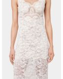 ROBE LONGUE IVORE EN DENTELLE