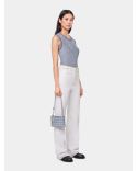 KNIT TANK TOP LIGHT BLUE