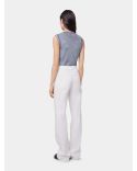 KNIT TANK TOP LIGHT BLUE