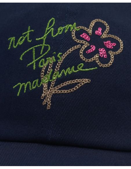 LA CASQUETTE SLOGAN ESQUISSE NAVY