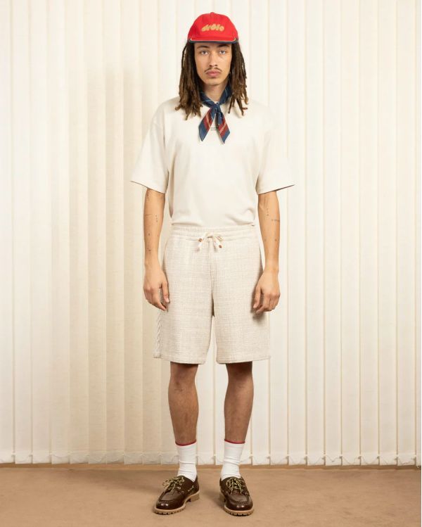 THE TWEED SHORTS BEIGE