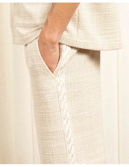 LE SHORT TWEED BEIGE