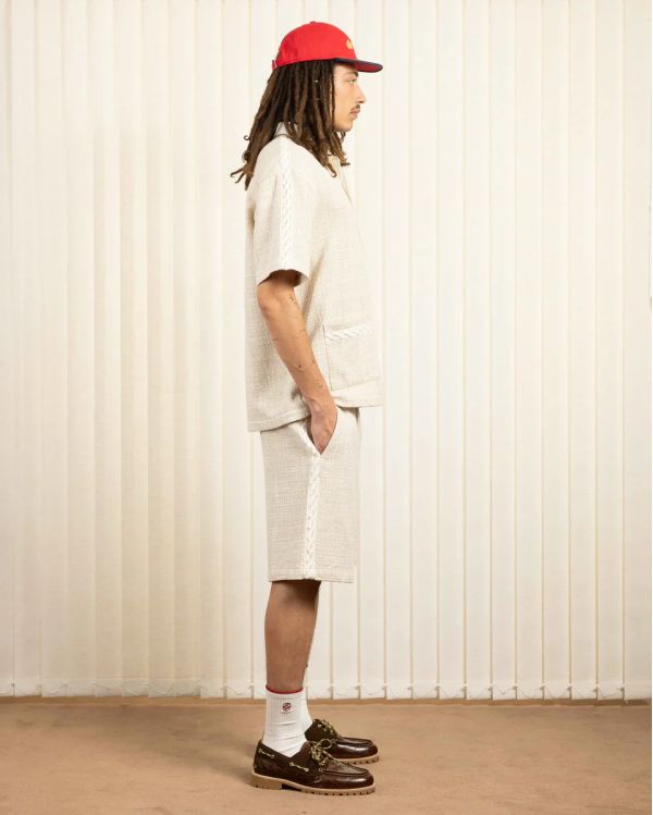 THE TWEED SHORTS BEIGE