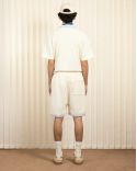 THE PIQUE SHORTS OFF WHITE