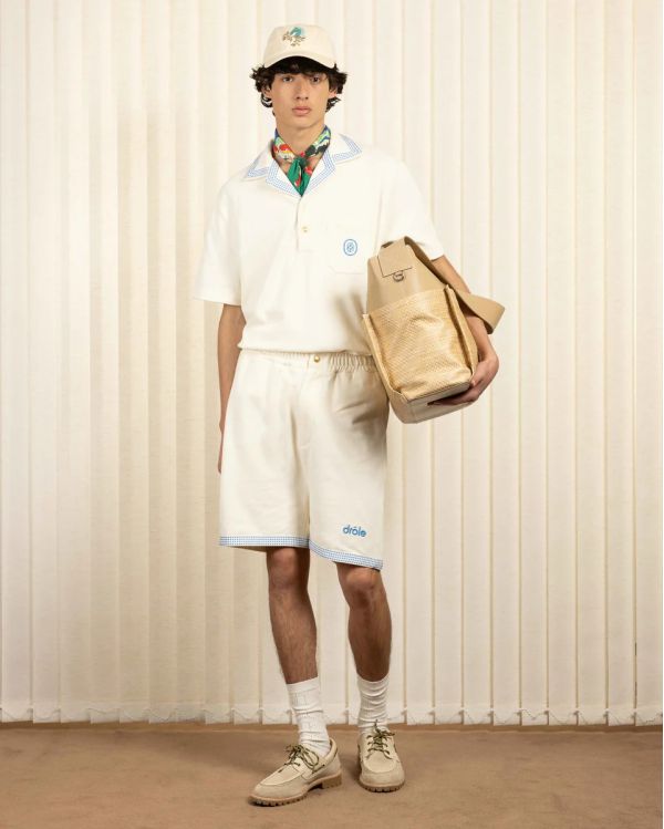 THE PIQUE SHORTS OFF WHITE