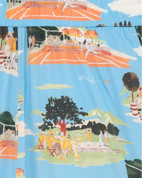 THE BEACH SHORTS LIGHT BLUE 2