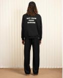 LE SWEATSHIRT SLOGAN BLACK