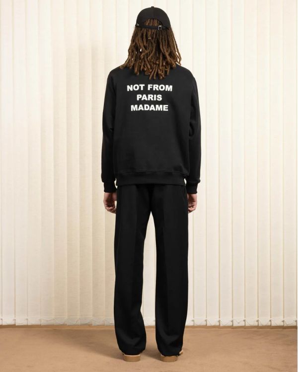 THE SLOGAN SWEATSHIRT BLACK 2