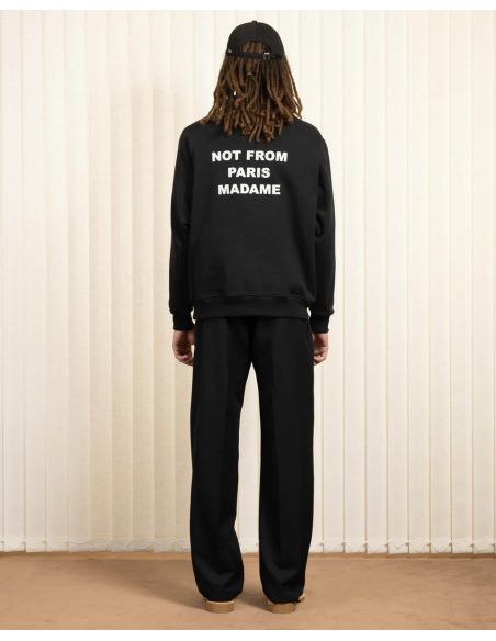 LE SWEATSHIRT SLOGAN BLACK