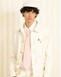 THE MEDICIS DENIM JACKET OFF WHITE