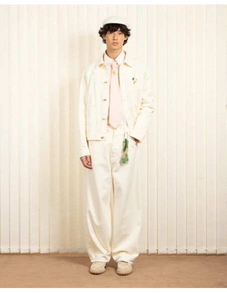 THE MEDICIS DENIM JACKET OFF WHITE