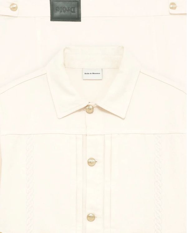 THE MEDICIS DENIM JACKET OFF WHITE