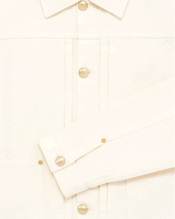 LA VESTE DENIM MEDICIS OFF WHITE