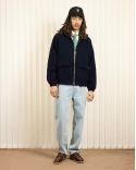 THE HOODED JACKET NAVY