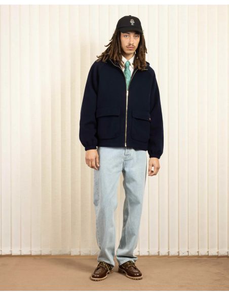 LA VESTE A CAPUCHE NAVY