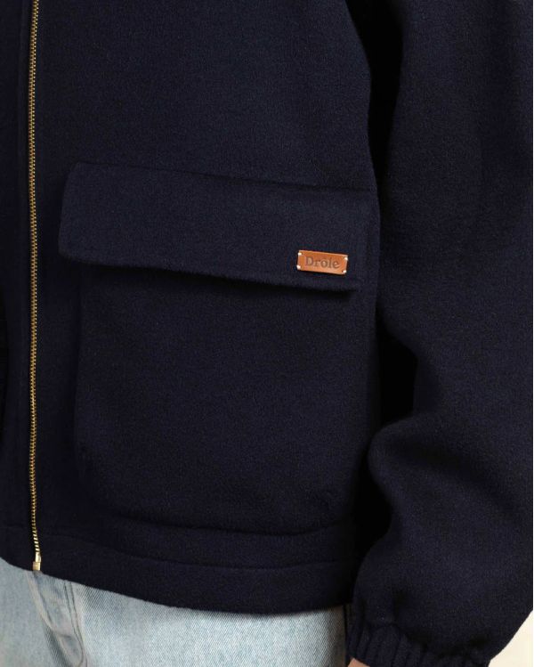 THE HOODED JACKET NAVY