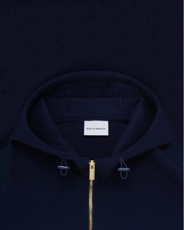 THE HOODED JACKET NAVY