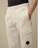 PANTALON DE SURVETEMENT CARGO GAUZE WHITE