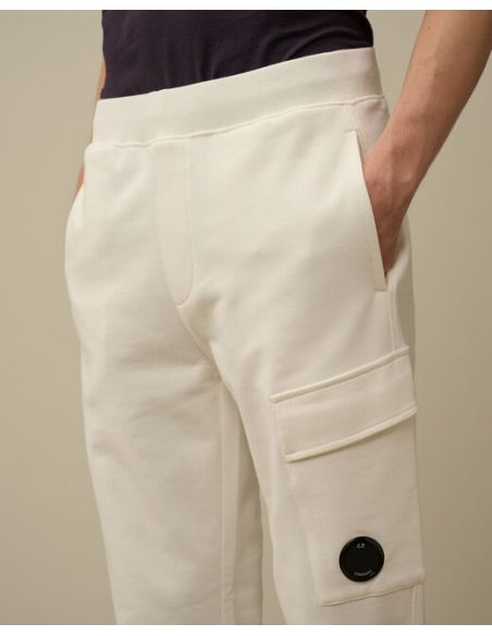PANTALON DE SURVETEMENT CARGO GAUZE WHITE