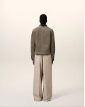 BUTTONED JACKET CENDRE