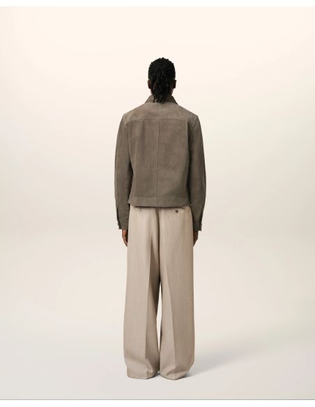 BUTTONED JACKET CENDRE