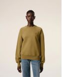 MUSTARD SWEATSHIRT AMI DE COEUR TONE ON TONE HAVANE