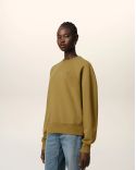 MUSTARD SWEATSHIRT AMI DE COEUR TONE ON TONE HAVANE