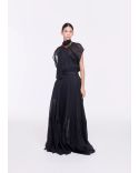 LONG SKIRT ORGANZA BLACK