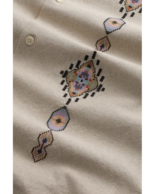 CHEMISE OLE EN LIN OATMEAL