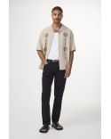 CHEMISE OLE EN LIN OATMEAL