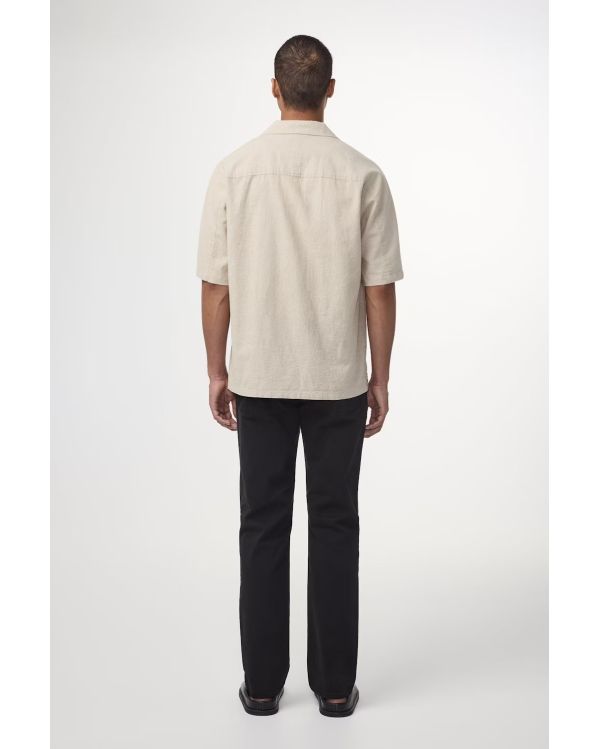 CHEMISE OLE EN LIN OATMEAL
