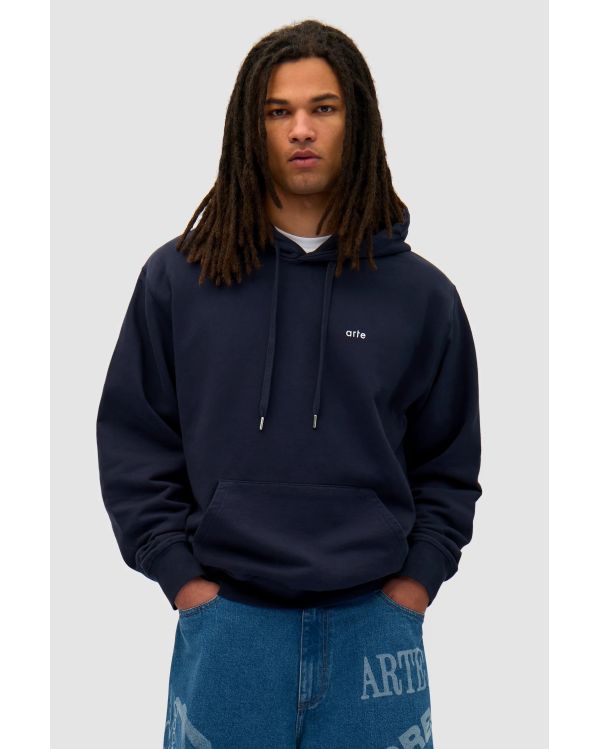 HOODIE BACK SUN AND MOON MARINE