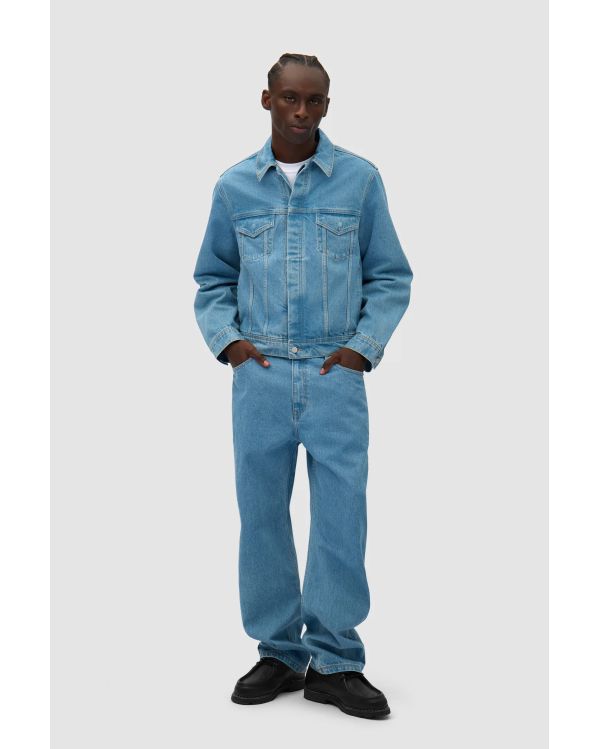 PANTALON EN DENIM BIRD BLEACH