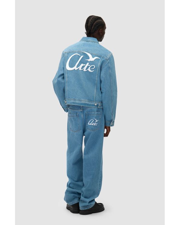 PANTALON EN DENIM BIRD BLEACH
