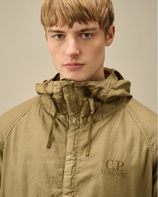 VESTE LINO WAX TREE HOUSE - BEIGE