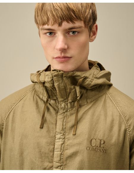 LINO WAX GOGGLE JACKET TREE HOUSE - BEIGE