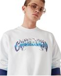 BLUE FADE SWEATSHIRT WHITE