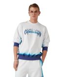 SWEATSHIRT BLUE FADE BLUE WHITE