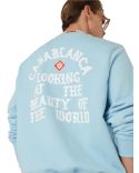 BEAUTY OF THE WORLD SWEATSHIRT LIGHT BLUE