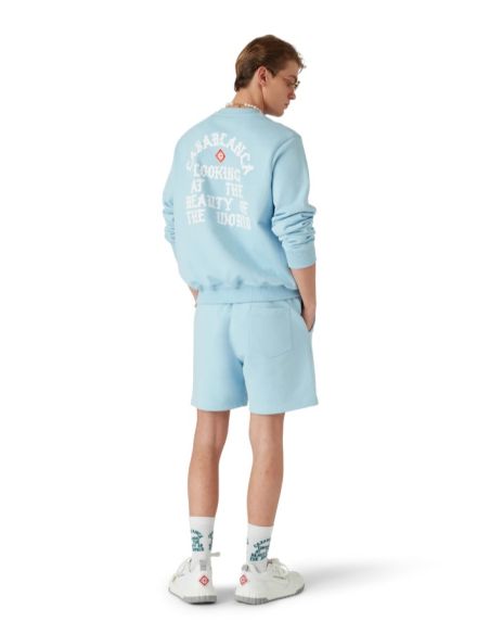 SWEATSHIRT BEAUTY OF THE WORLD LIGHT BLUE